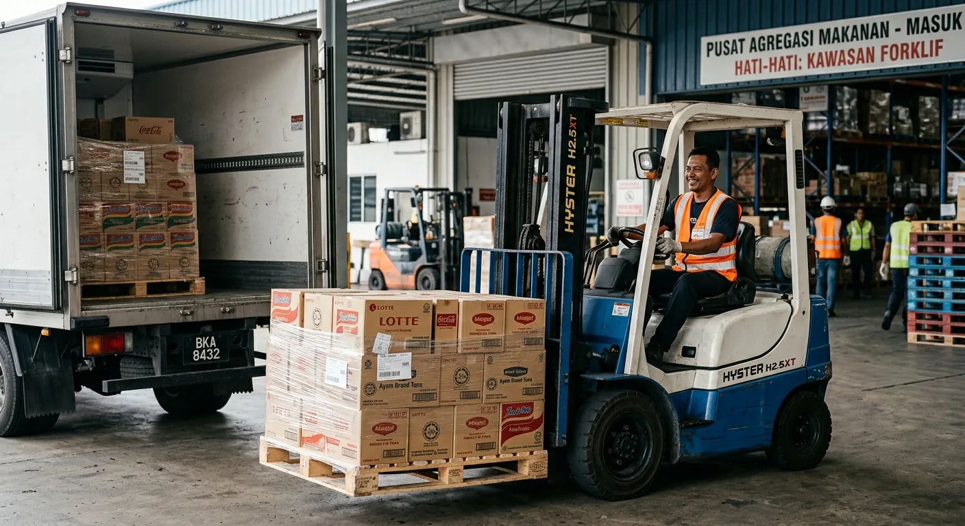 Sewa forklift untuk Makanan & Minuman (F&B)