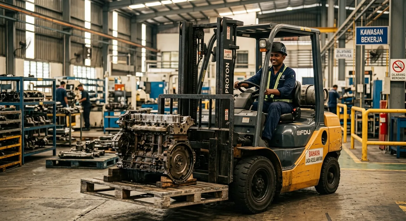 Sewa forklift untuk Pembuatan / Kilang